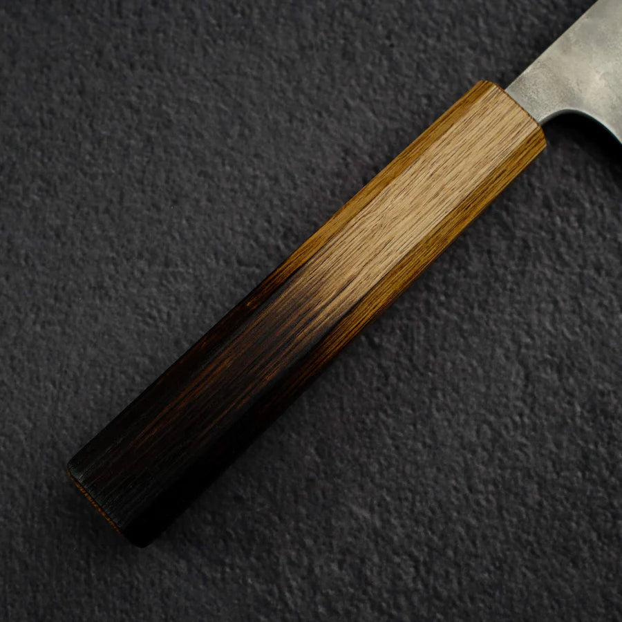 Matsubara Blue 2 Nakiri 165mm Nashiji Burnt Kashi