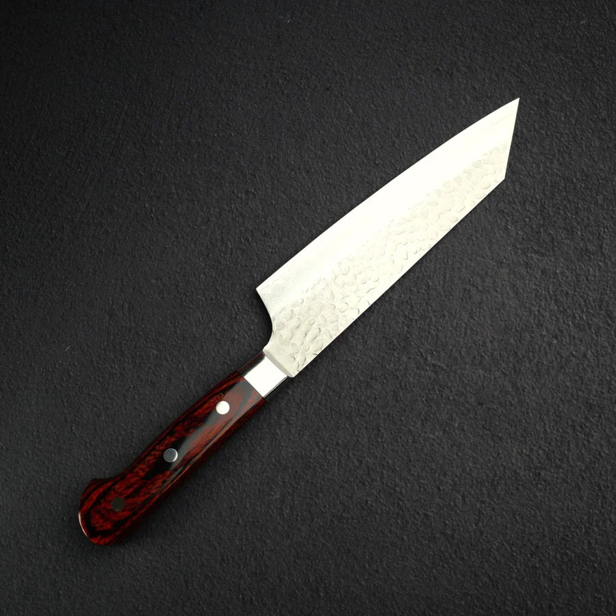 Sakai Takayuki VG10 Kengata (K-tip) Gyuto 190mm 33 Layer Hammered Damascus