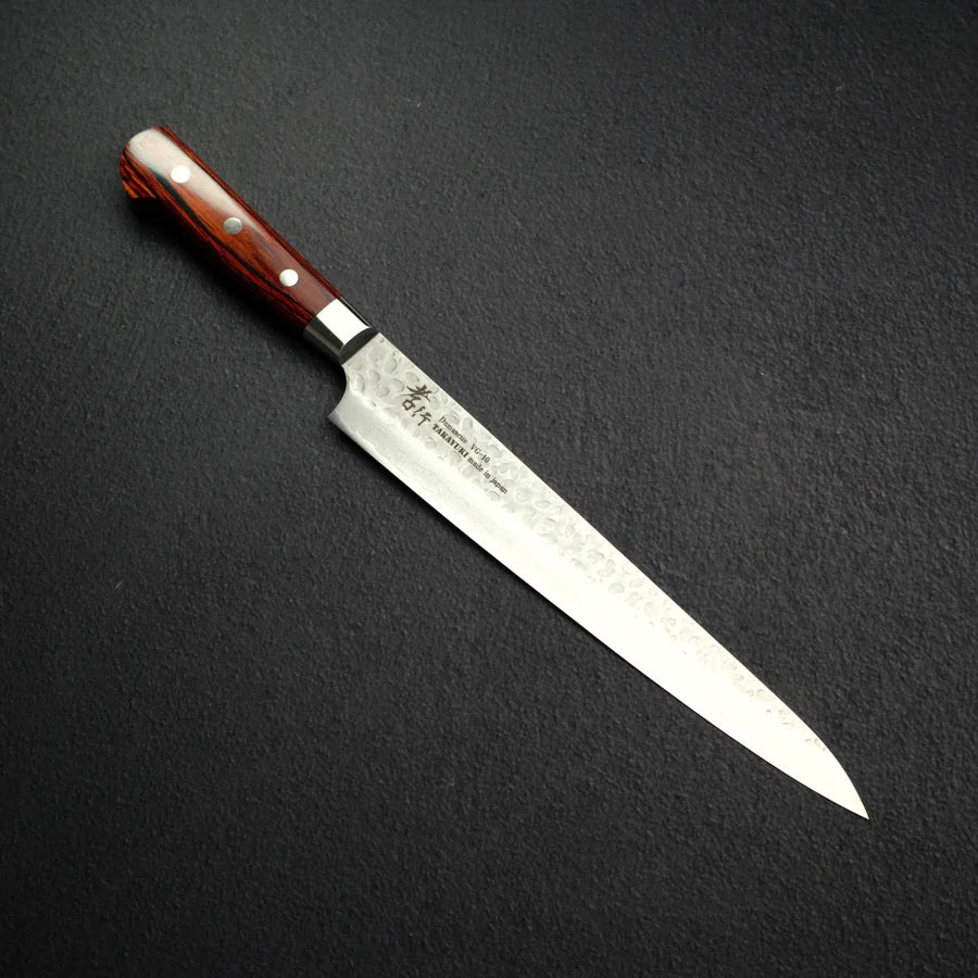 Sakai Takayuki VG10 Sujihiki 240mm (9.4") 33 Layer Hammered Damascus