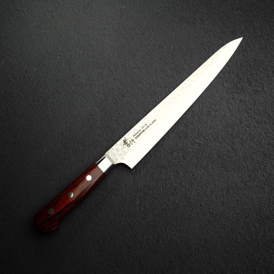 Sakai Takayuki VG10 Sujihiki 240mm (9.4") 33 Layer Hammered Damascus