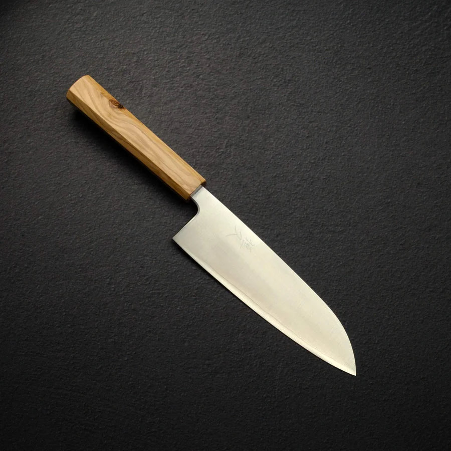 Tsunehisa Ginsan Migaki Santoku 165mm