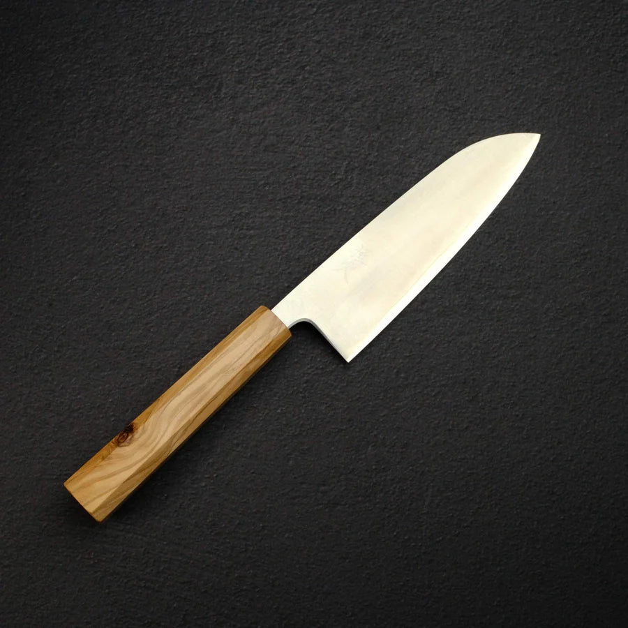 Tsunehisa Ginsan Migaki Santoku 165mm