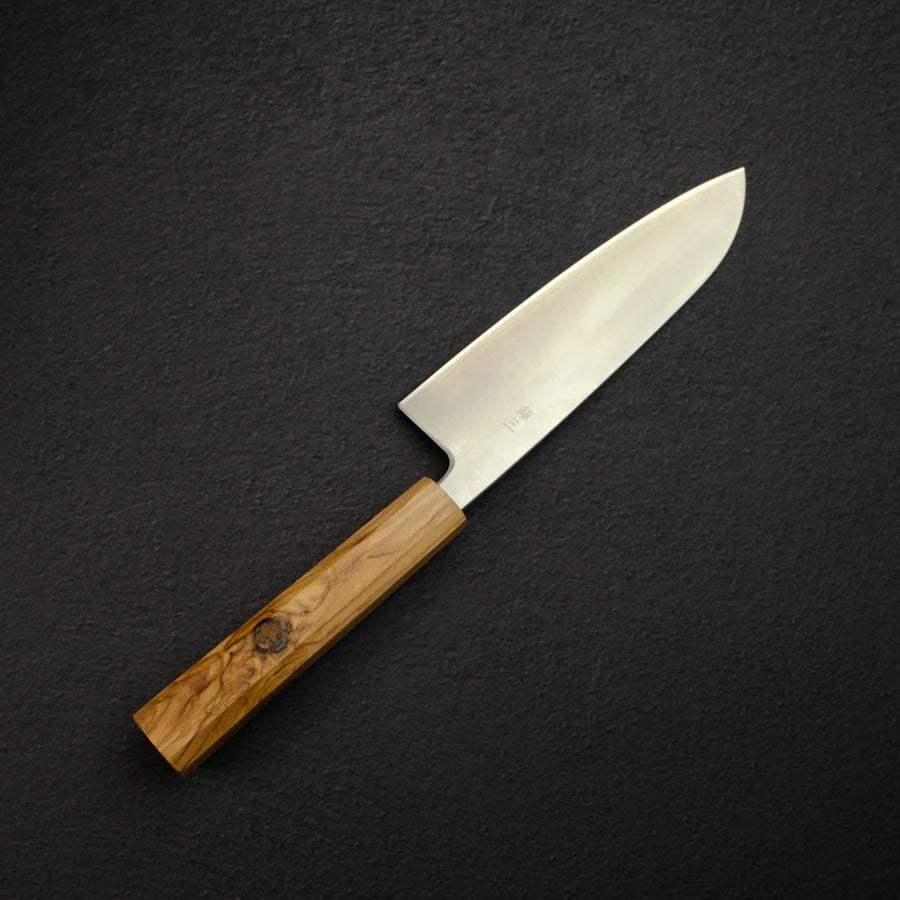 Tsunehisa Ginsan Migaki Santoku 165mm