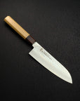 Sakai Takayuki VG10 33 Layer Damascus Santoku 170mm Teak Handle