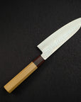 Sakai Takayuki VG10 33 Layer Damascus Santoku 170mm Teak Handle