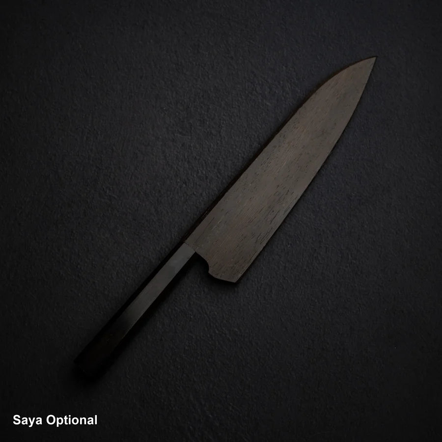Hatsukokoro Ginrei Ginsan Gyuto 210mm Nashiji Ebony