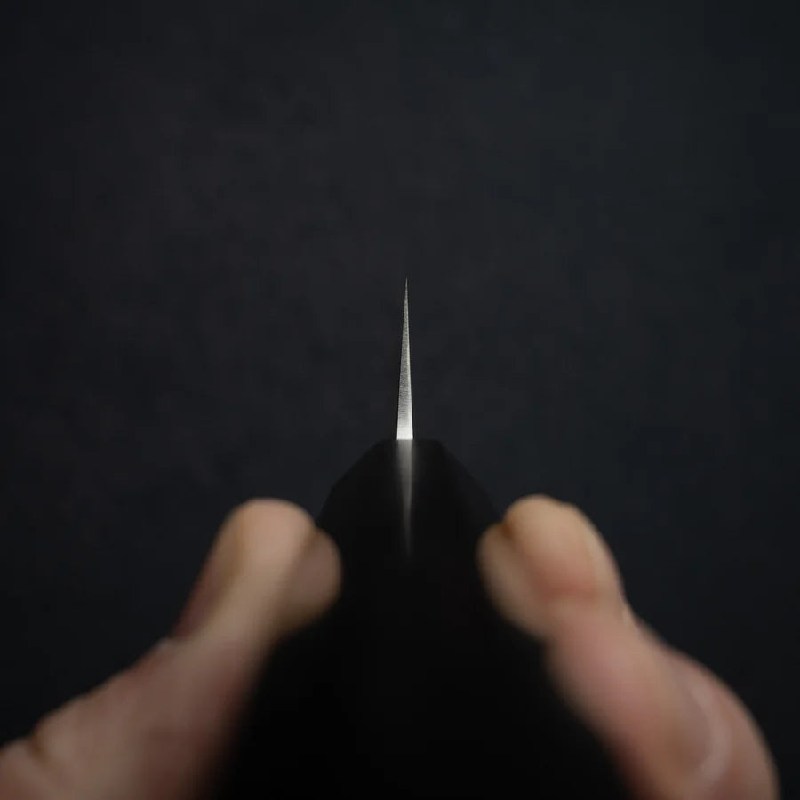 Hatsukokoro Ginrei Ginsan Petty 130mm Nashiji Ebony
