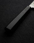 Hatsukokoro Ginrei Ginsan Santoku 175mm Nashiji Ebony