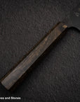 Hatsukokoro Kurogane Blue 2 Kurouchi Gyuto 210mm Black Chacate