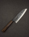 Hatsukokoro Kurogane Blue 2 Kurouchi Santoku 165mm Black Chacate