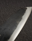 Hatsukokoro Kurogane Blue 2 Kurouchi Santoku 165mm Black Chacate