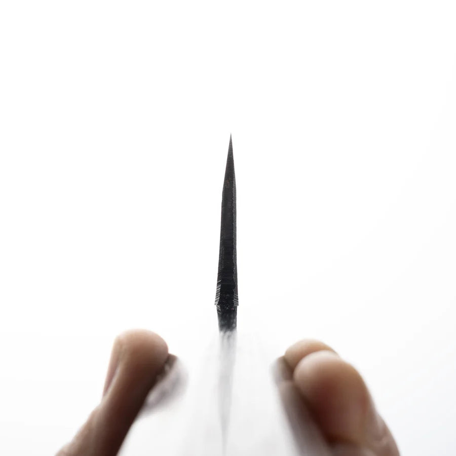 Hatsukokoro Kurokaze Blue 2 Deba 180mm Double Bevel Kurouchi