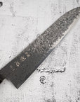 Hatsukokoro Ryuhyo SG2 Black Damascus Gyuto 210mm Ebony