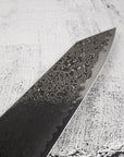 Hatsukokoro Ryuhyo SG2 Black Damascus K-tip Gyuto 210mm Ebony