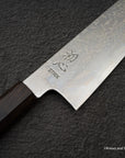 Hatsukokoro STRIX K-Tip Damascus Gyuto 210mm Ebony Handle