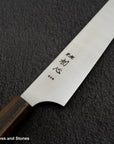 Hatsukokoro Hayabusa Aogami Super Sanmai Sujihiki 270mm Black Chacate