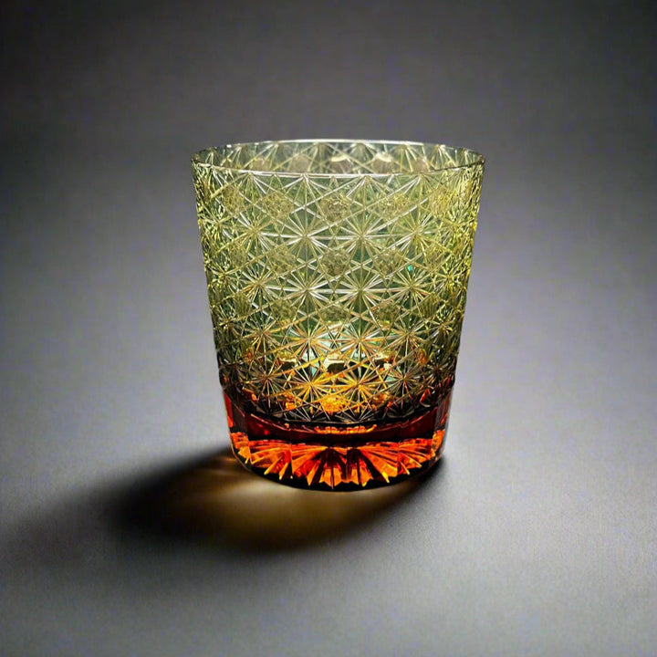 Yamada Glass Edo Kiriko crystal whisky Glass - entsunagi