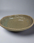 Fukui Craft Ash Glaze Oval Plate