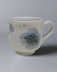 Maruko Textured Flower Painted Mug