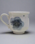 Maruko Textured Flower Painted Mug