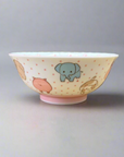 MIno-ware Pink Animal Donburi Bowl