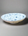 Mino-ware Fine Line Flowers Oval Plate