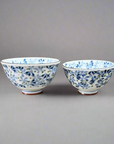 Mino-ware Sprout Pattern Rice Bowl