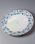 Mino-ware Sprout Pattern Oval Plate