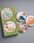 Fukui Craft Hand-painted Small Dish Set