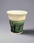 Maruko Artistic Green Glazed Cup