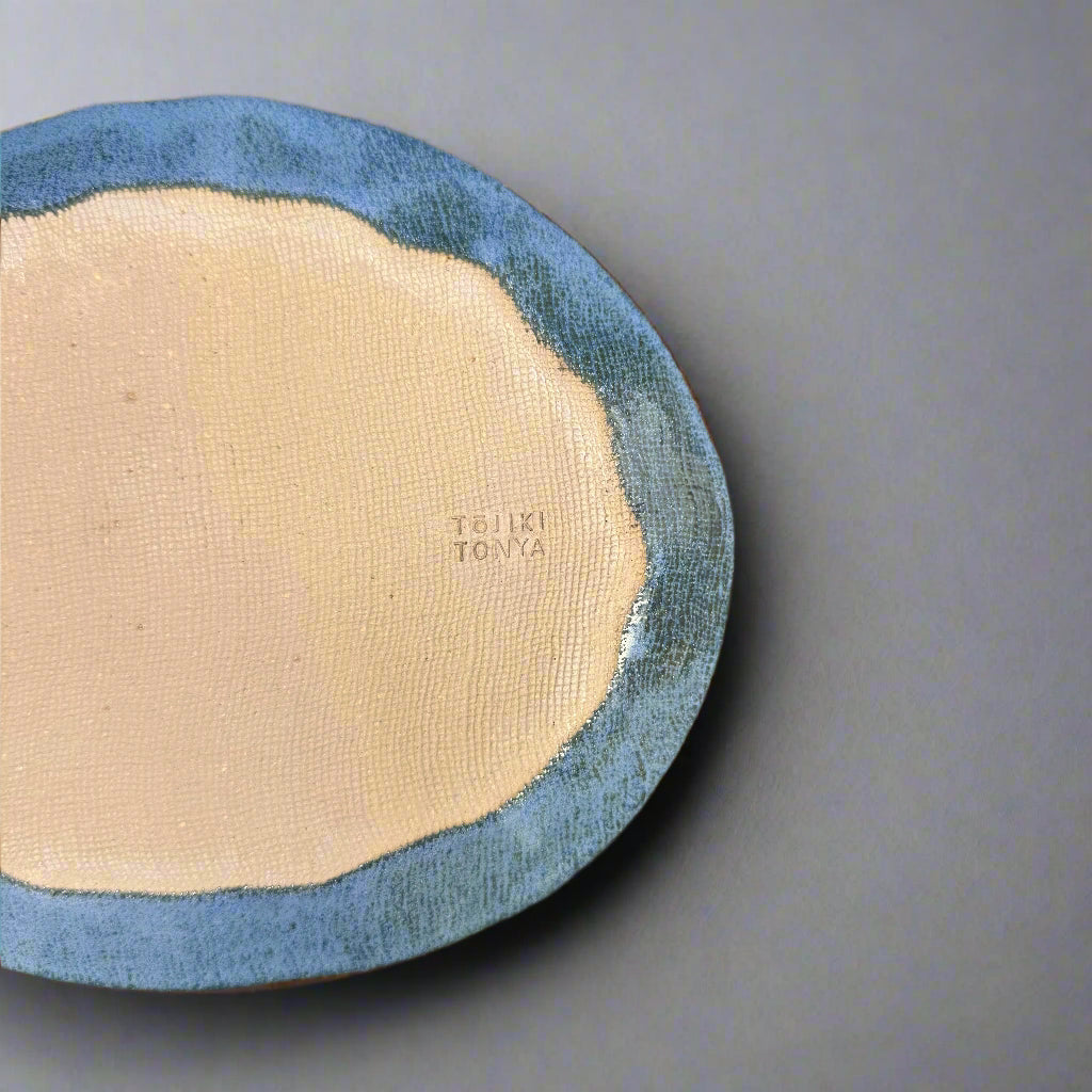 Tojiki Tonya Linen Oval Plate