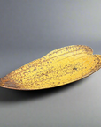 Shigaraki Yam Leaf Large Plate