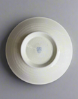 Blue Lines Off White Deep Plate