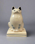 Nippon Kodo Ceramic Incense Holder - Cat