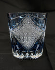 Old Fashioned Whisky Glass by Tatsuya Nemoto - Blue Butterfly