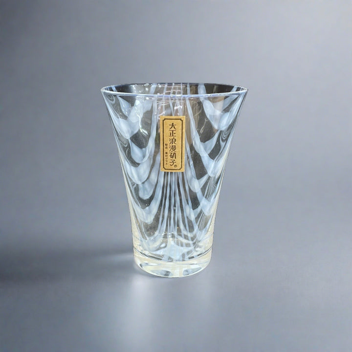 Hirota taisho romantic Glass cup - swirl