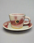 Shigaraki-ware Red Coffee Cup & Saucer