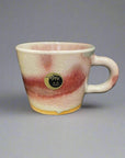 Shigaraki-ware Red Coffee Cup & Saucer