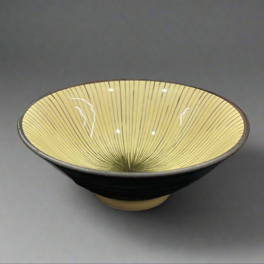 Kakunaka Green Fine Crosshatch Bowl