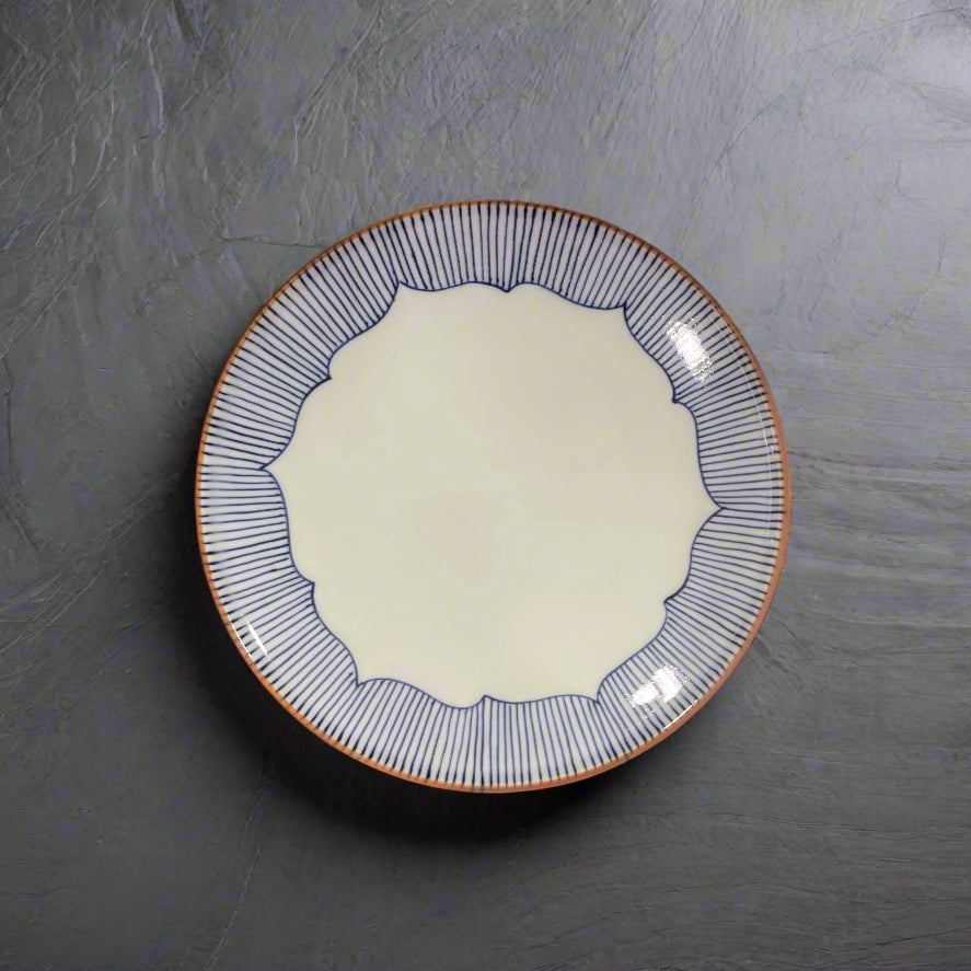 Arita-ware Fuchihana Flat Plate
