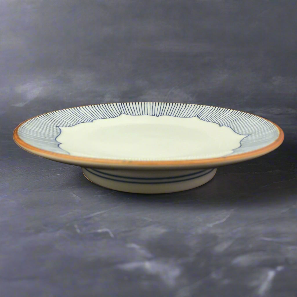 Arita-ware Fuchihana Flat Plate