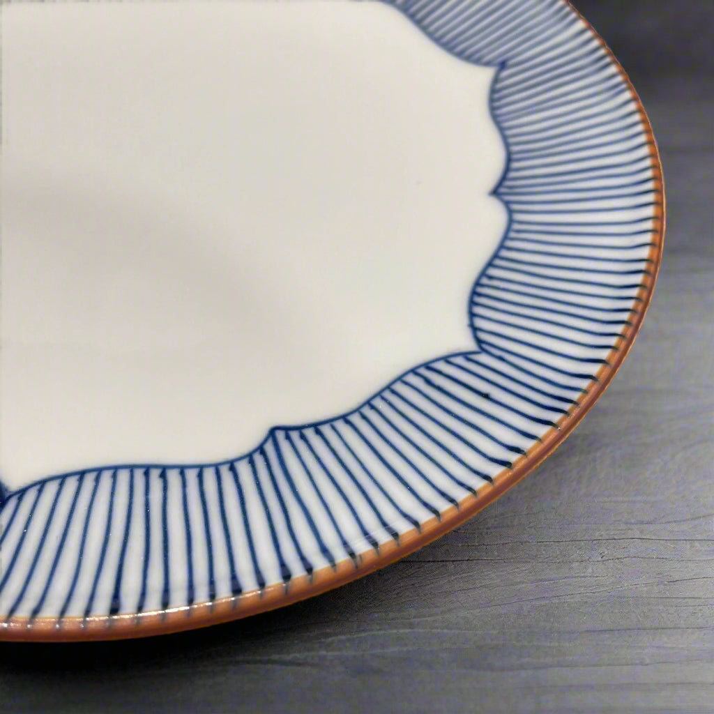 Arita-ware Fuchihana Flat Plate