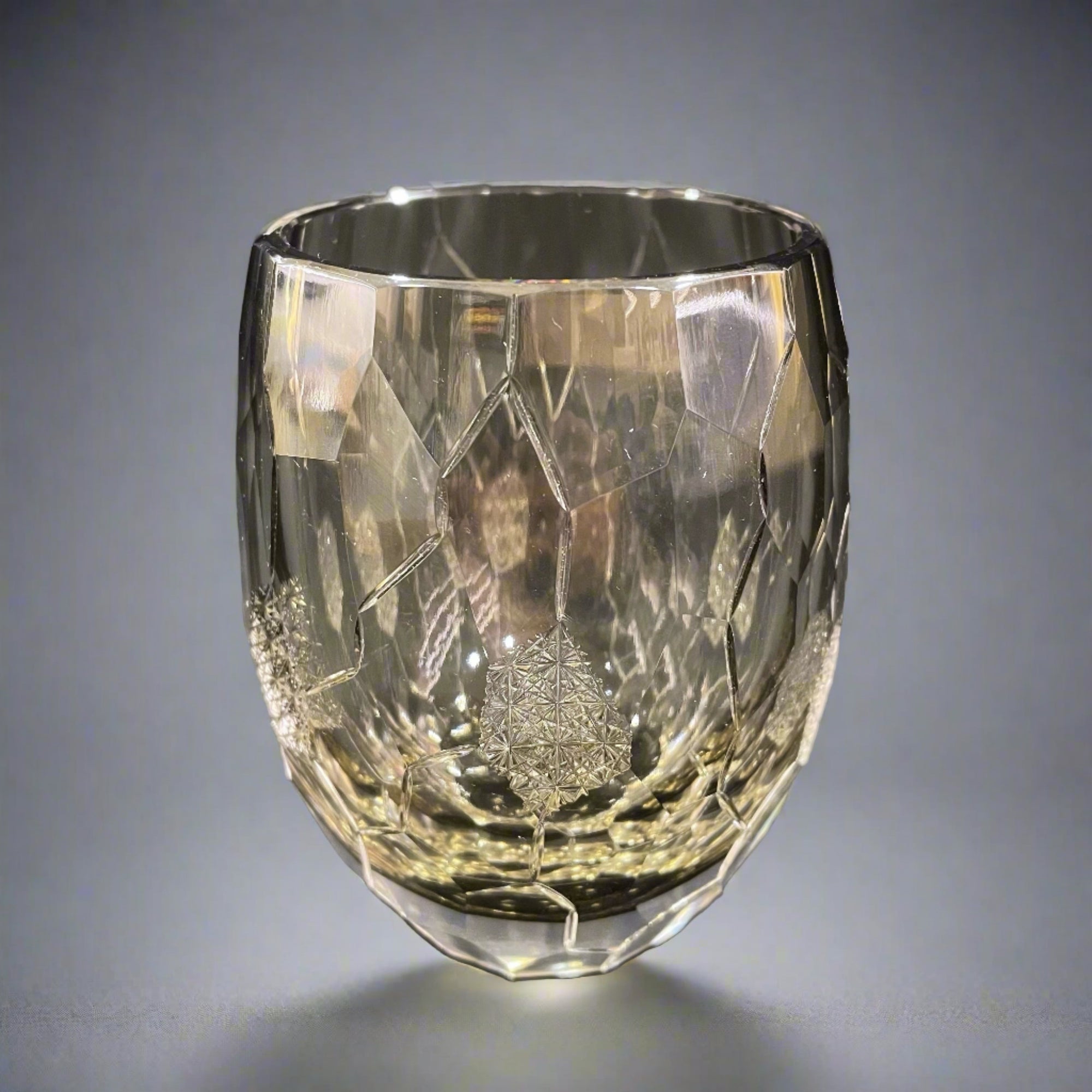 Edo Kiriko Whisky Glass by Kaito Nabetani - Ice Crystal氷晶