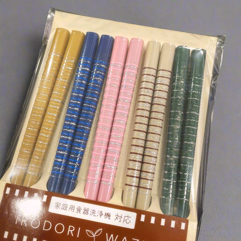 Japanese Chopsticks Five Colours Set