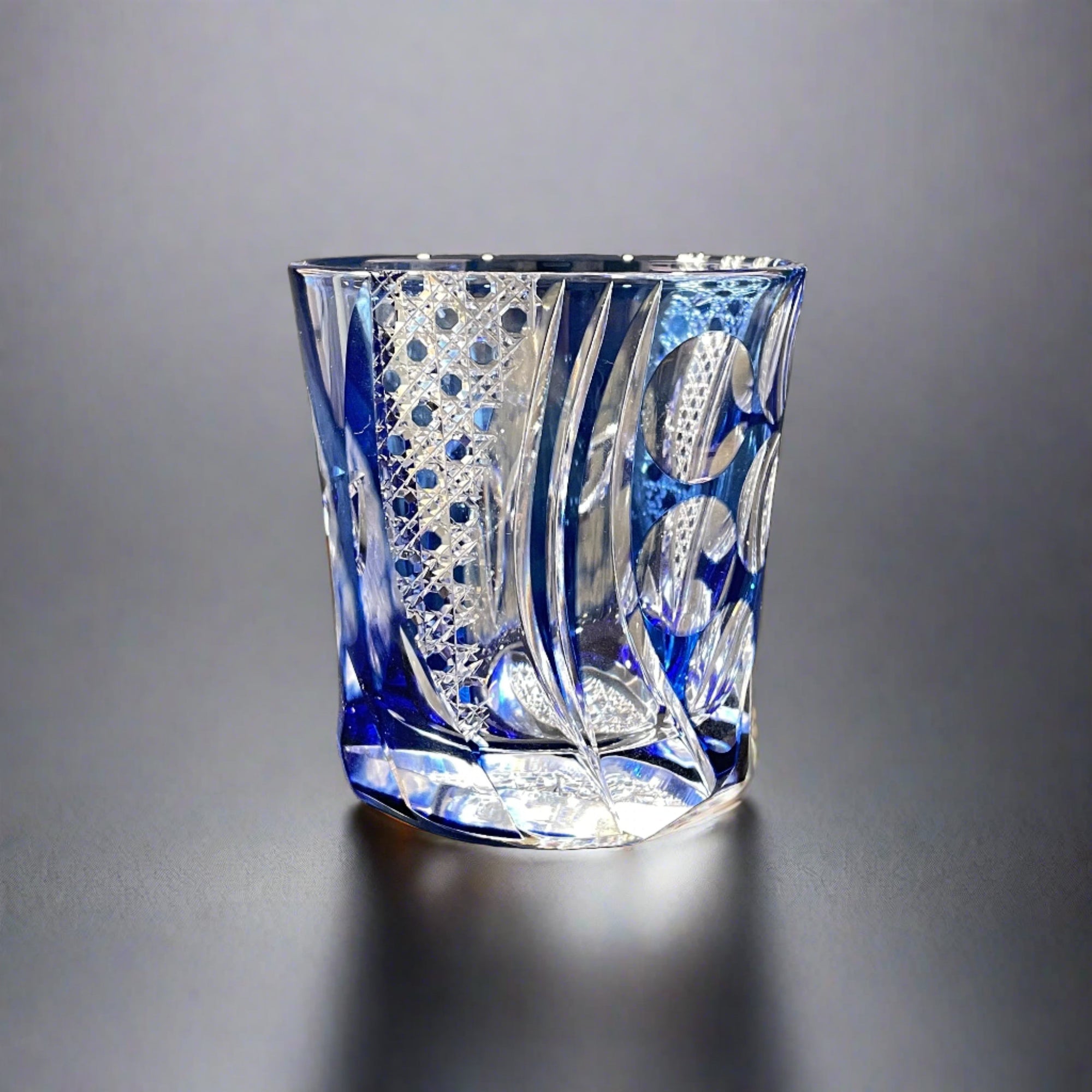 Edo Kiriko Whisky Glass by Junichi Nabetani - Wings