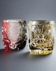 Edo Kiriko Whisky Glass Pair Set by Junichi Nabetani - Planet Rock