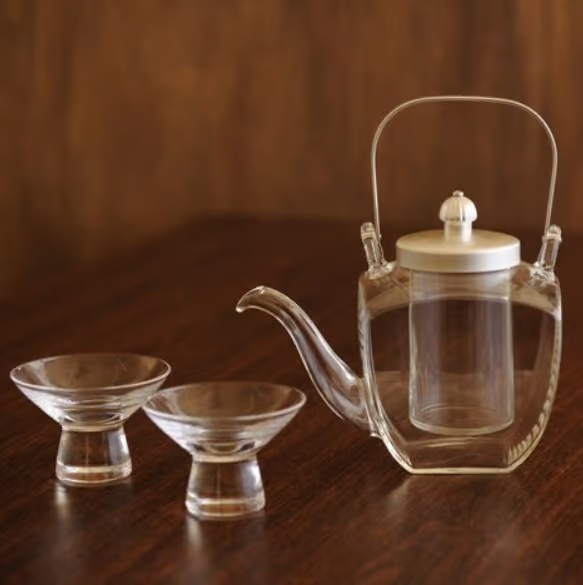 Hirota Glass Sake Set - Clear