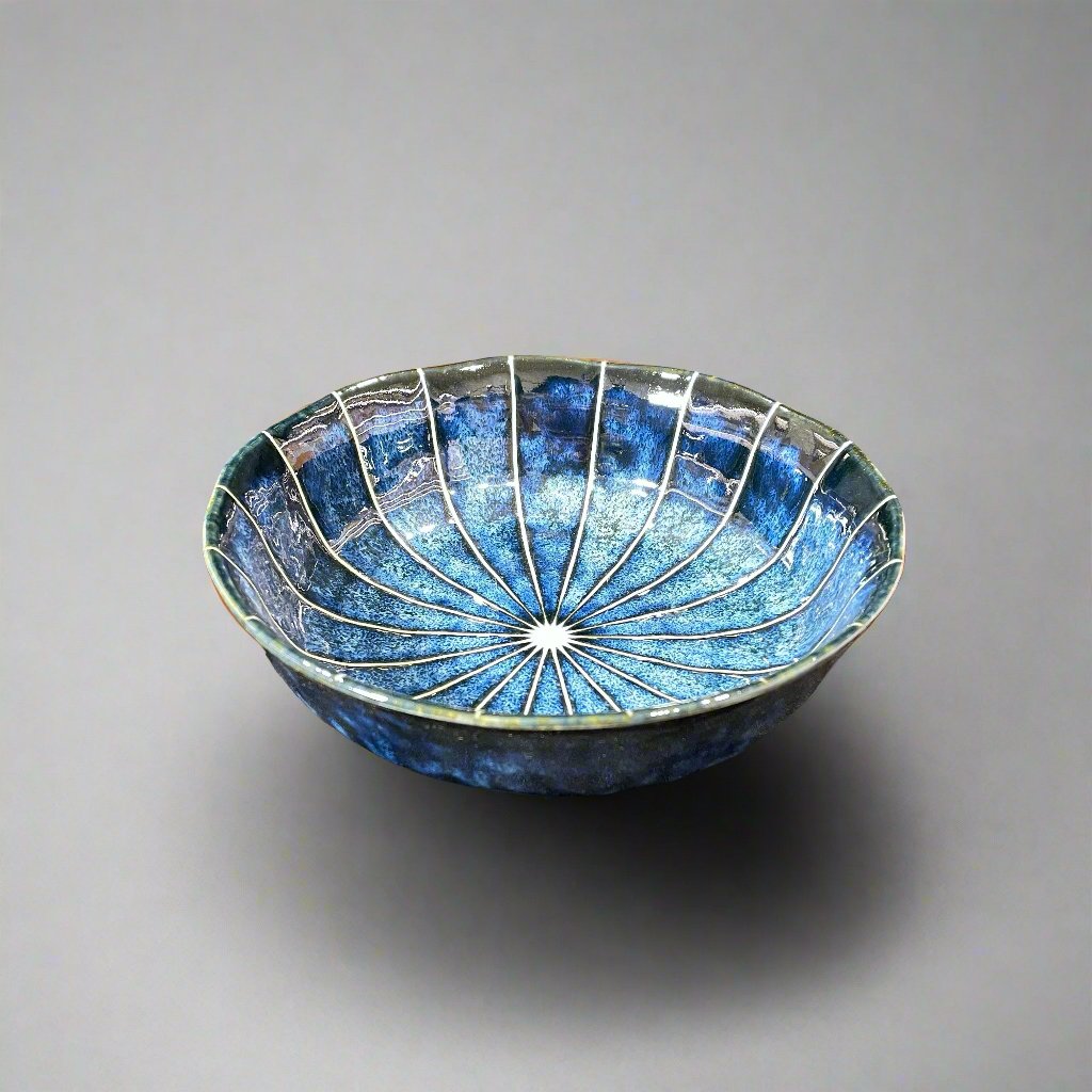 Kakuni Deep Blue Tenmoku Bowl