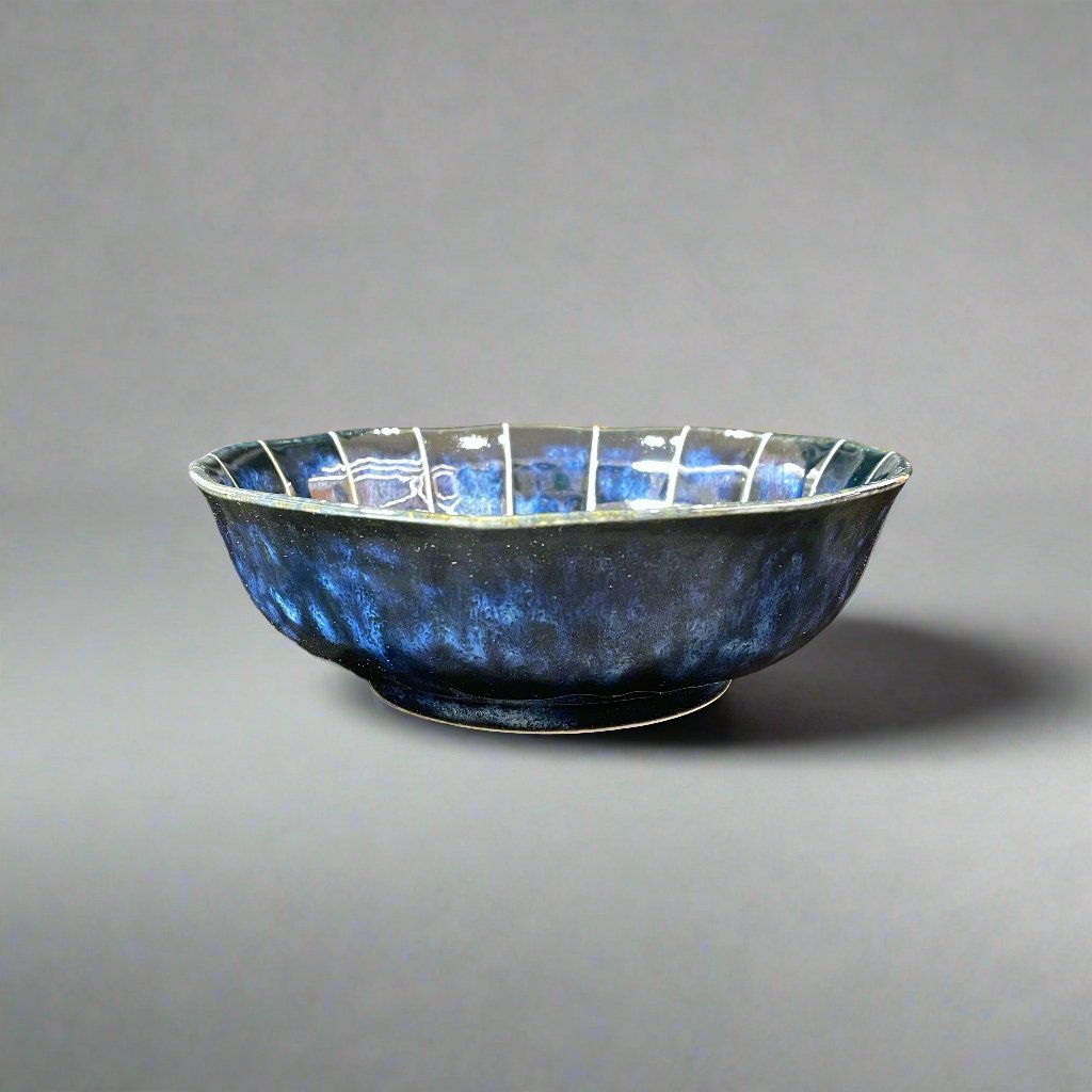 Kakuni Deep Blue Tenmoku Bowl