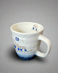 Fukui Craft Blue Owl Mug